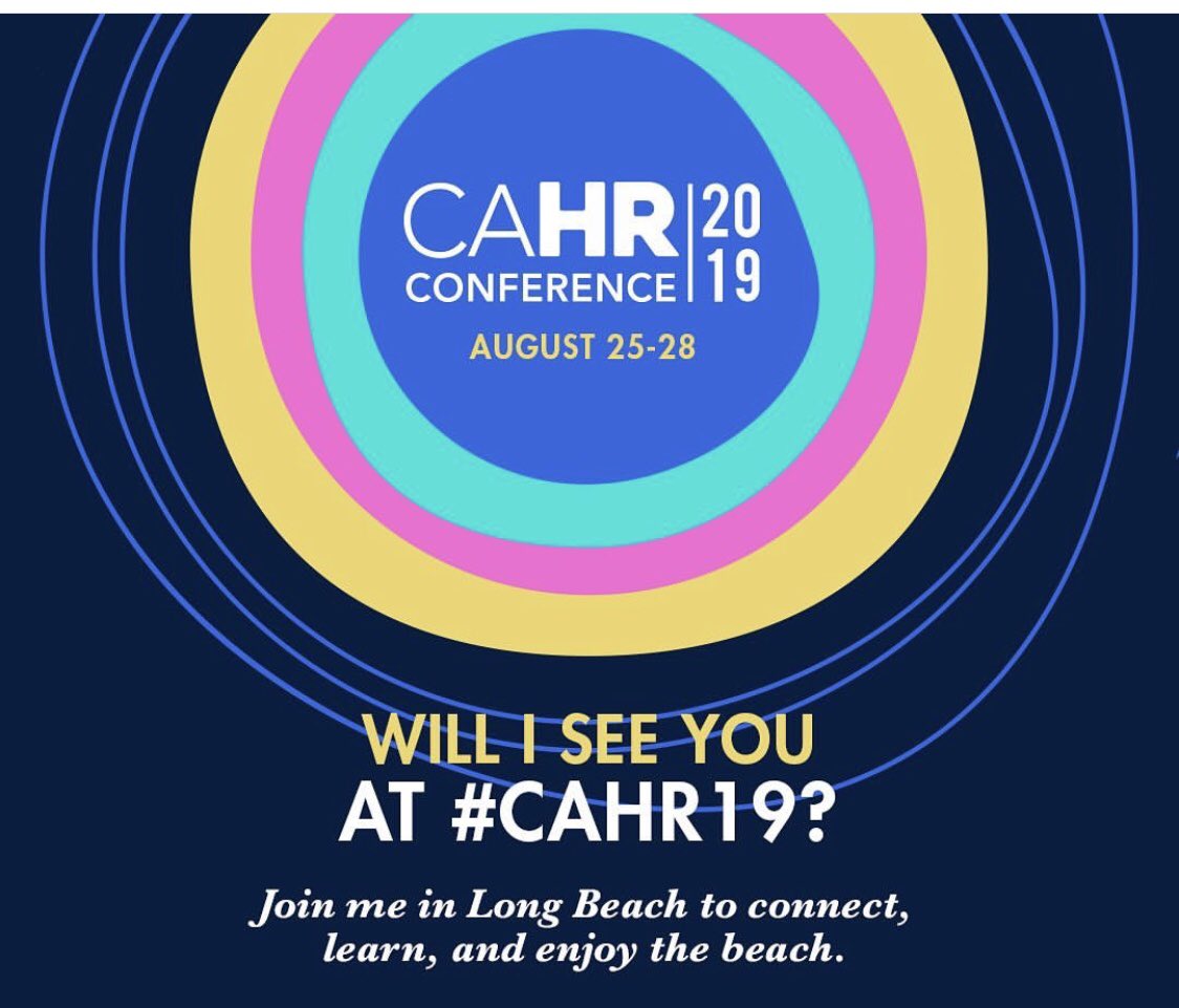 pihra9's tweet photo. Less than 5 days until @cahrconference in Long Beach! Make sure you register and have the opportunity to meet the title sponsor @montageinsurance #cahr19 #pihra #pihrayp #pihrawoodlandhills #humanresources #hr #montageinsurancesolutions https://t.co/6U0ONAazkd