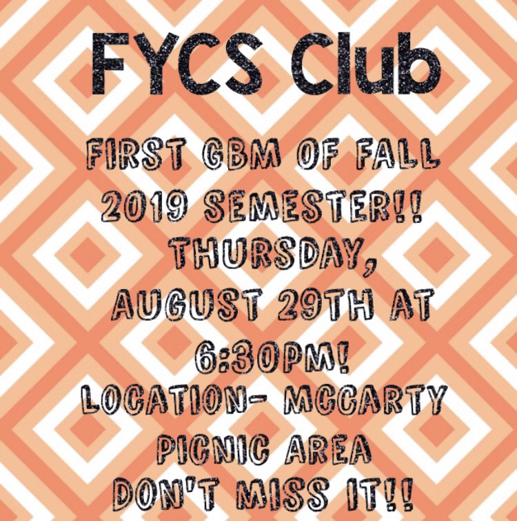 FYCSClub's tweet photo. We're back!! Don't miss it!! https://t.co/TlErtCZA3X