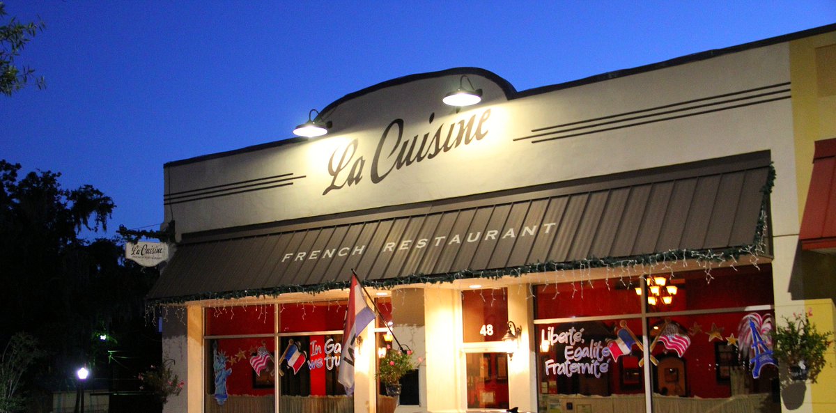 ocalamarion's tweet photo. A4: While you might not expect to find escargot on the menu in #ocalamarion, French delicacies are always being served at @LaCuisineOcala. #FLTravelChat https://t.co/pLdpJy7YUr