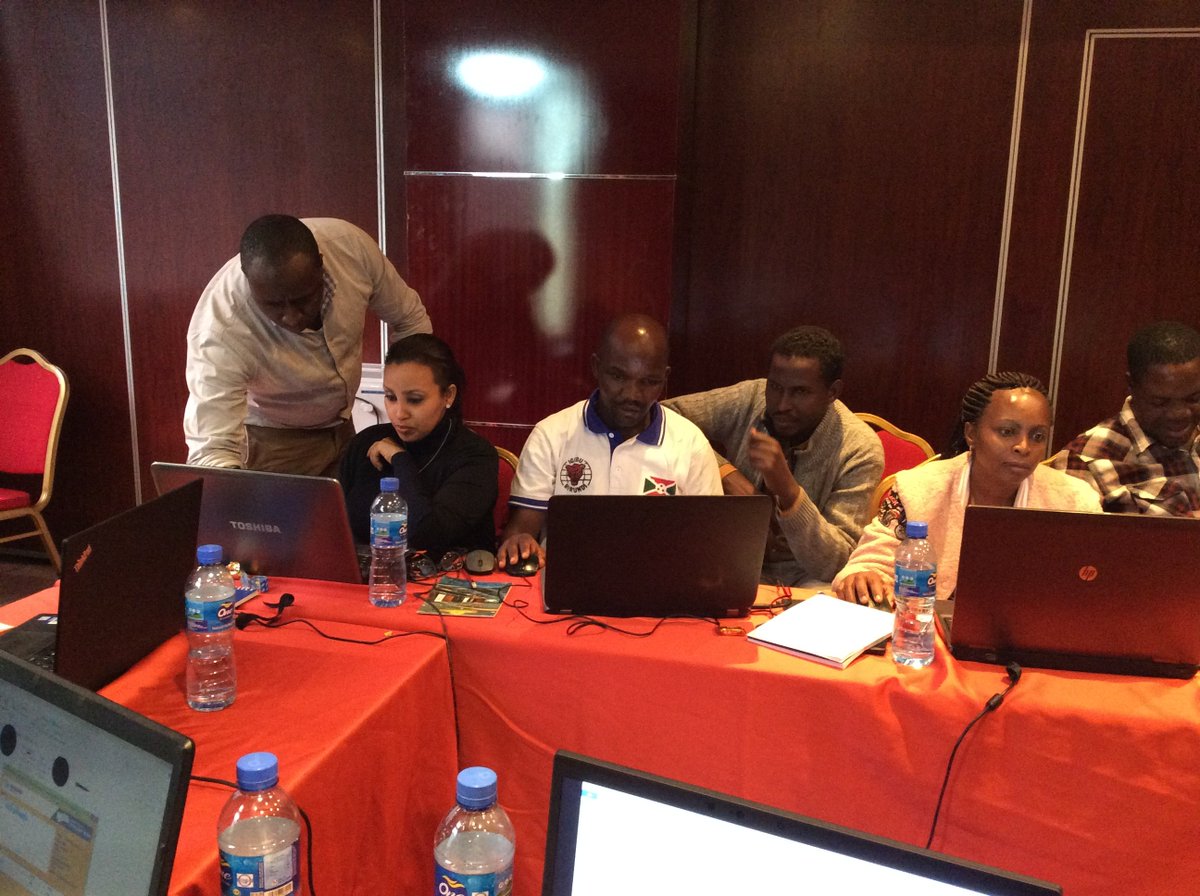 RCMRD_'s tweet photo. Workshop on Earth Observation Data Processing For National Development is ongoing in Ethiopia. The training is for Nationals of Eastern Africa. The focus is on open source; #QGIS #imput tool box &amp; use of Modis data in flood detection. @abufowzia1 @kofigo42 @byronanangwe @Ebnziza1 https://t.co/qDDKOPnbdj