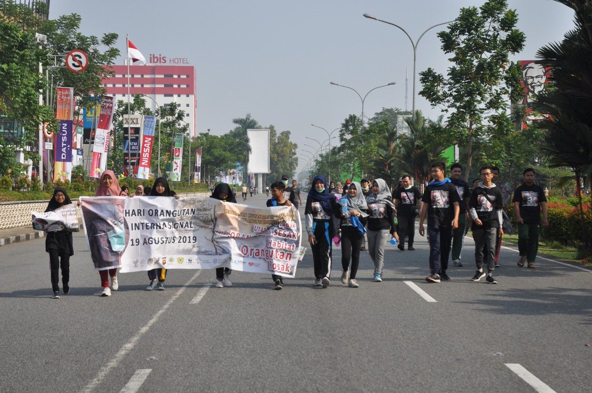 Titian_Lestari's tweet photo. Street Campaign
Kampanye penyadartahuan dalam rangka “Peringatan Hari Orangutan Sedunia” 19 Agustus 2019.
#yayasankehati #tfcakalimantan #yayasantitian #titianforchange #borneowildlifecare
#saveorangutan #klhk #bksdakalbar #wwfid #lifeatwwfid #workwithfun #planetindonesia https://t.co/1hWnV4T4gd