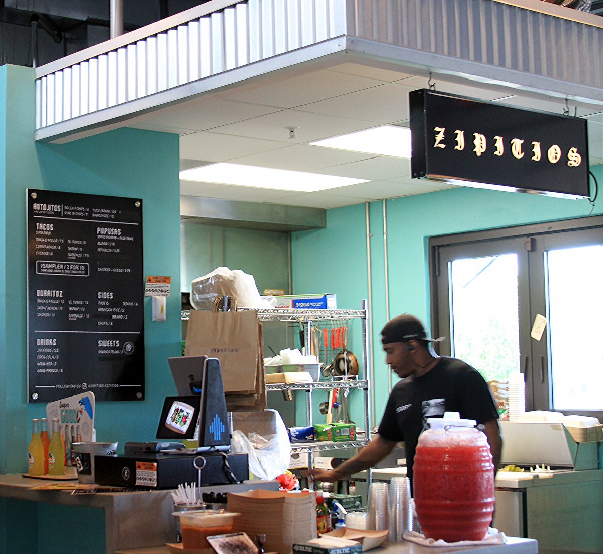 A5: Why choose between French and Middle Eastern? At <a href="/grandviewpublic/">Grandview Public Market</a> in #WarehouseDistrictWPB, you can travel the world. Move from @RamenLabEatery to Mexican at <a href="/zipitios/">Zipitios</a>, &amp; Mediterranean at @LocantaLocal. All we can really say to that is, “Oooo-la-la!” #FLTravelChat