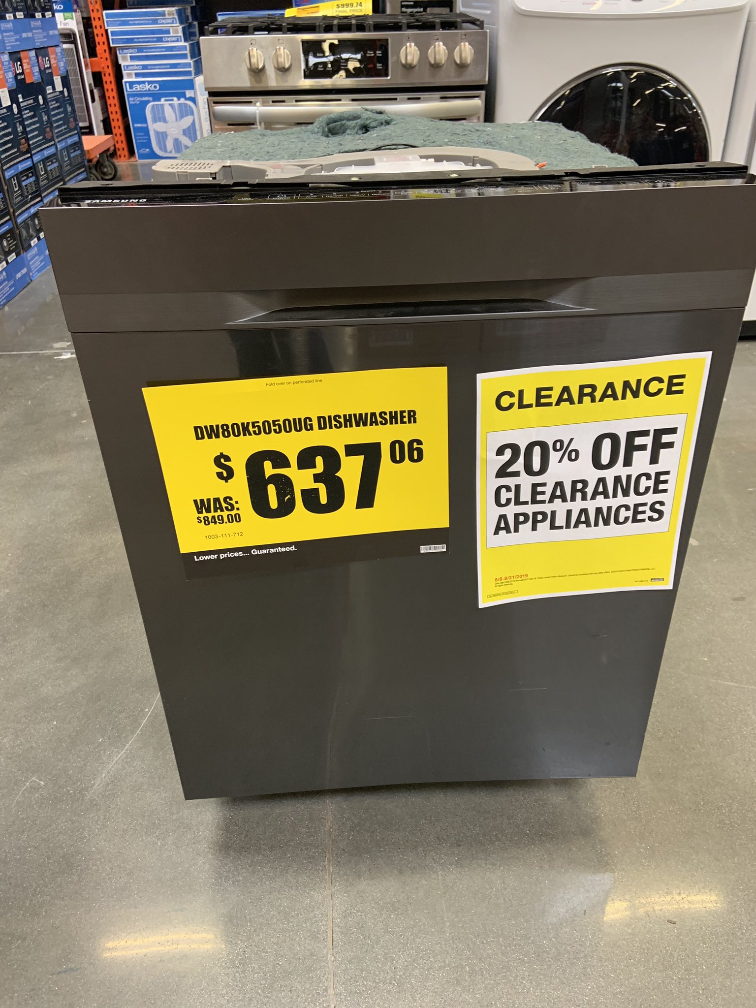 Home depot clearance washing machines deals
