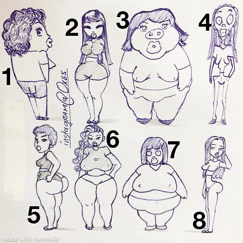 OxesArt's tweet photo. Types of body 🤪
Retweet! 
#oxes #0xes #bored #doodles #drawing https://t.co/tgq2xYsHr3
