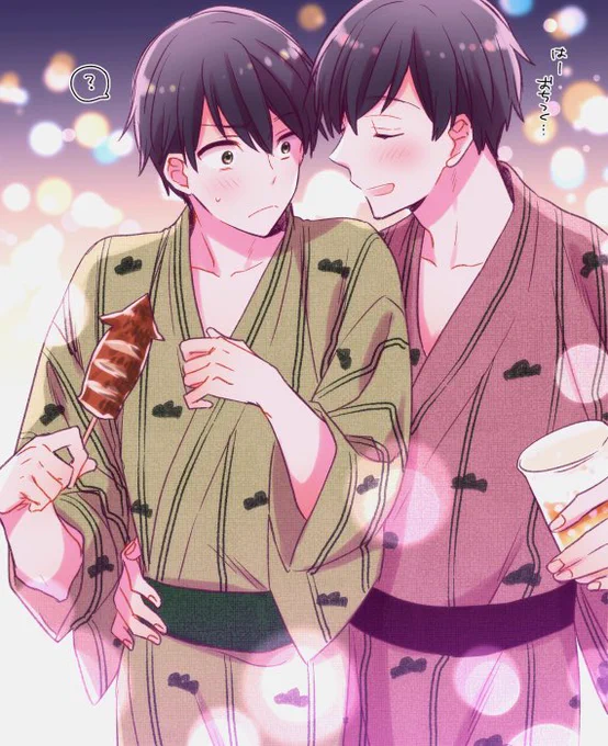 昨夜の続き。おそチョロって本当にパズルのピースみたいな二人だなぁ 