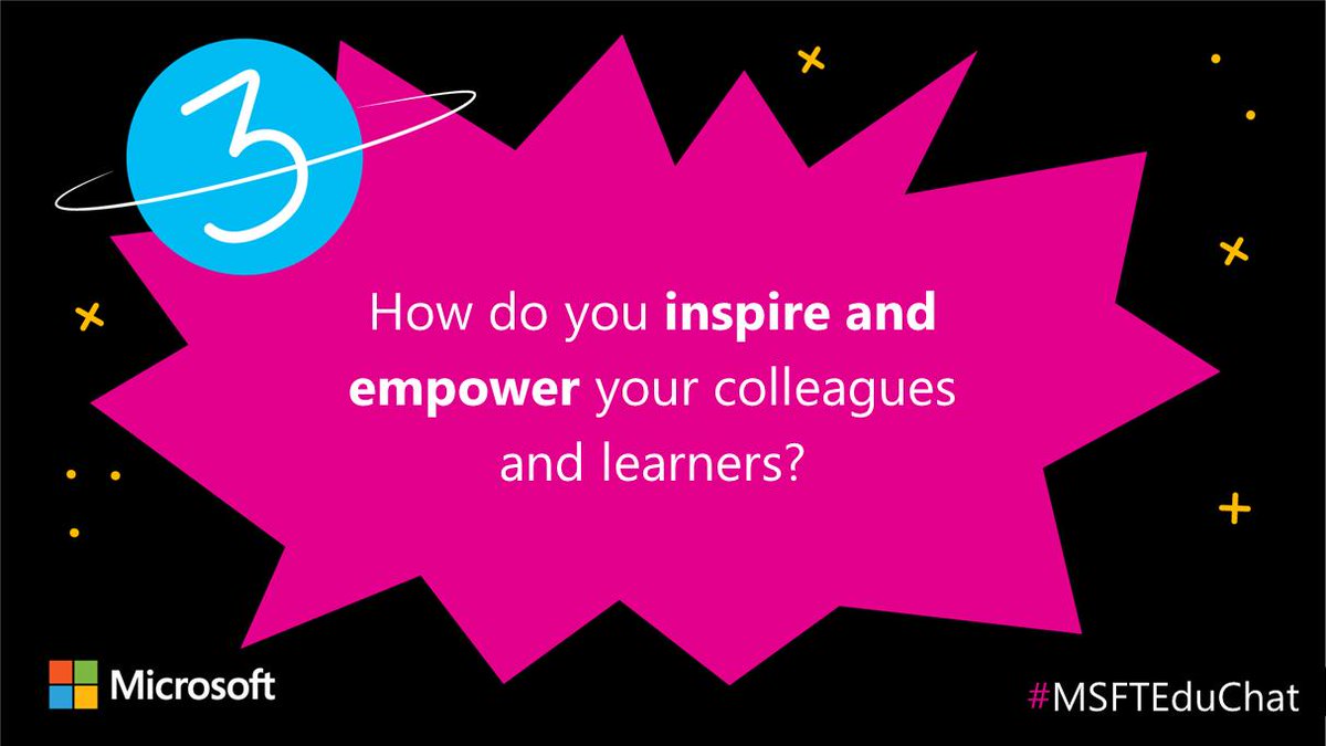rizaghauri's tweet photo. ❓ Q3. How do you inspire and empower your colleagues and learners?

#BackToSchool
#MSFTEduChat #MicrosoftEDU https://t.co/oKcHa04h6n