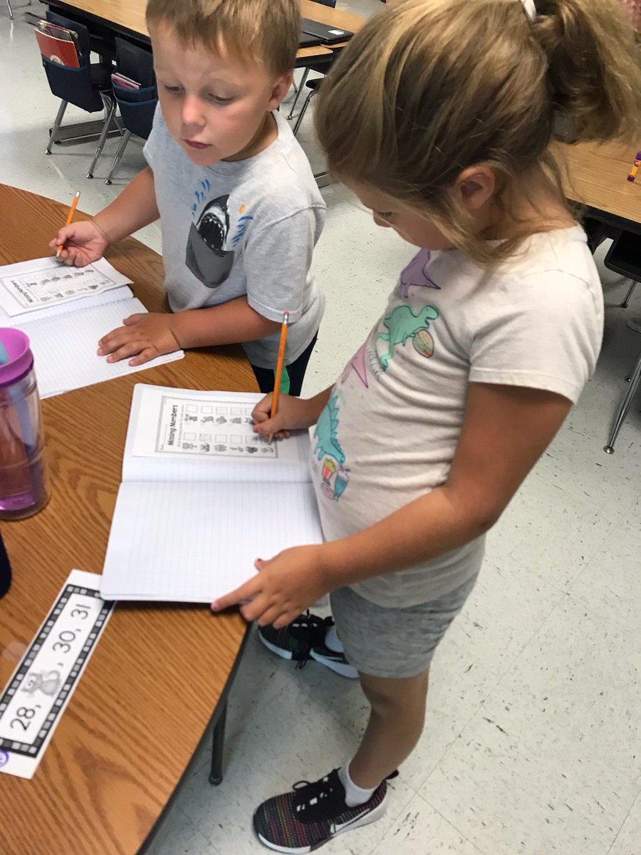 unitylions1's tweet photo. Mrs. Derryberry’s 1st graders did a Missing Number Scavenger Hunt today. #undtoppable🦁 #oneLC https://t.co/bziUd3WD2O