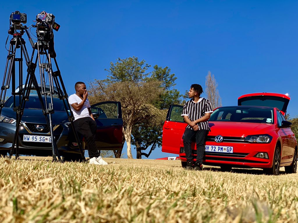 NtsakoMthethwa's tweet photo. I spent my day in front of the camera and these two hatches, the @nissanza Micra Acenta Plus Tech & @VolkswagenSA Polo Beats.
It was one interesting comparison shoot & you can only watch the full review on our next @Whipdt, @RevitupSA show on @SowetoTVchannel TV, channel 251! https://t.co/1GuPUyj225