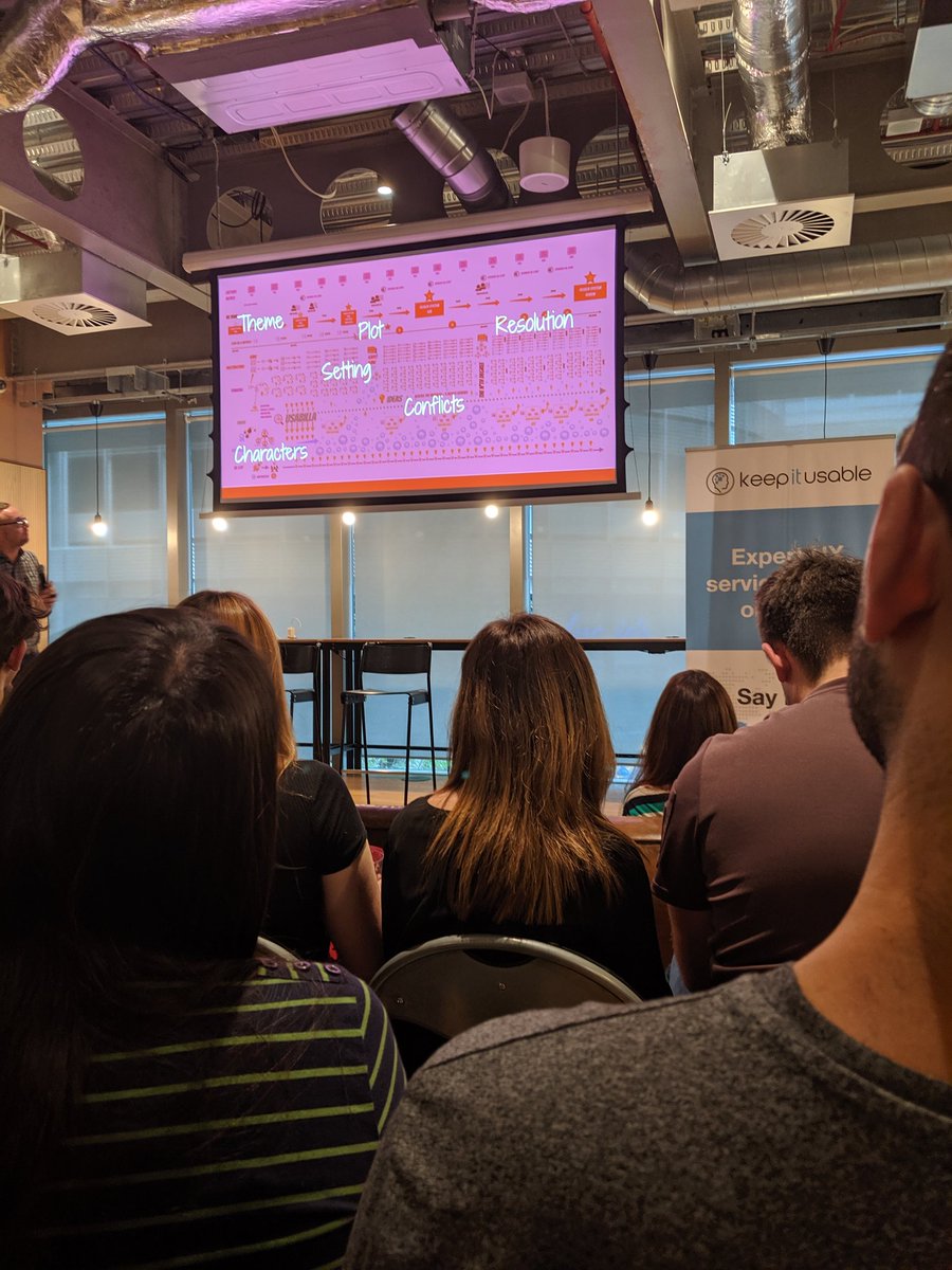 "turning my roadmap into a storyboard" interesting presentation at <a href="/theuxcrunch/">UX Crunch by Tech Circus</a> Manchester