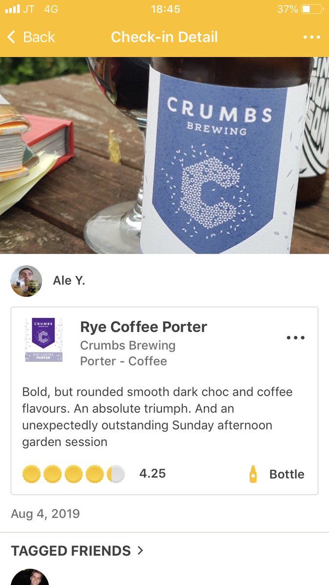 CrumbsBrewing's tweet photo. Loving the love for our Rye Coffee Porter - maybe it’s because winter is on the way!? 😎⛅️❄️☃️#rye #coffee #porter @Unionroasted @ChalkHillsBaker #breadifferently https://t.co/v0cUN4c02X