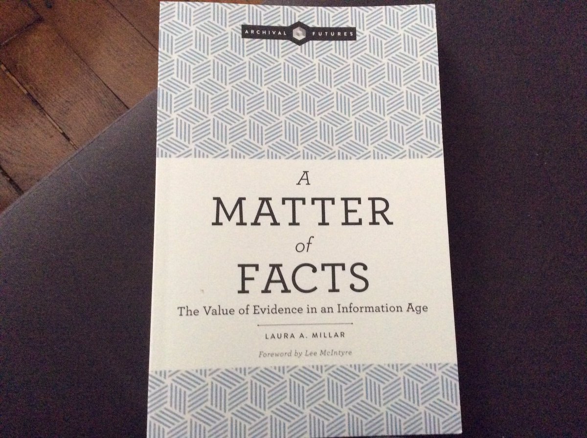 archivista13's tweet photo. @MillarLaura It’s here!!! I’m super excited to start reading #archivesnerd https://t.co/UACOi4iMes