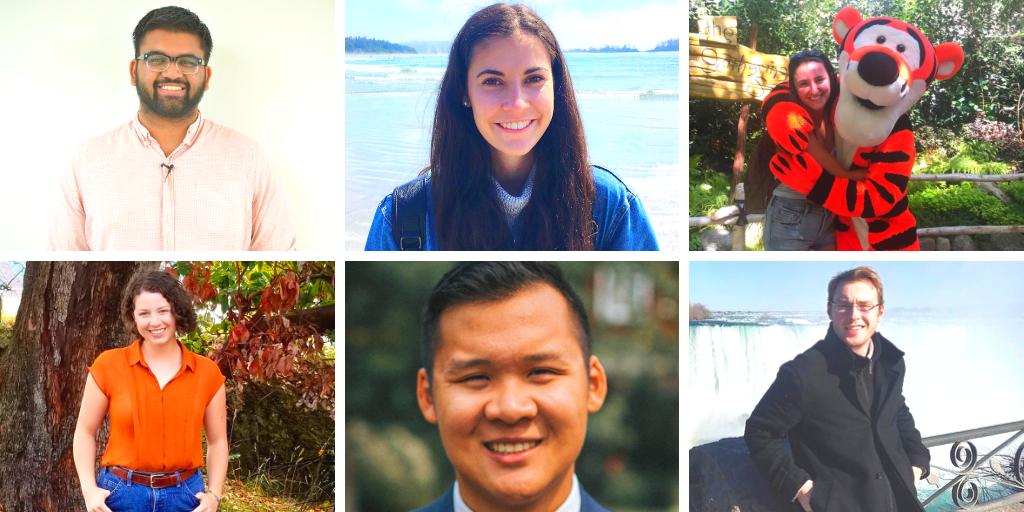 UBCIMP's tweet photo. It's #BackToSchool2019 here at #UBCIMP and we wanted you to meet six of our incredible incoming and returning #medstudents: Rohit, Erin, Levi, Lisa, Nathan, Lisa, and Anthony #futureofbchealthcare #freshfaces #yyj #medschool @UBCmedicine @uvic | https://t.co/6Tt7KCE8cf https://t.co/RxUFmLyzOX