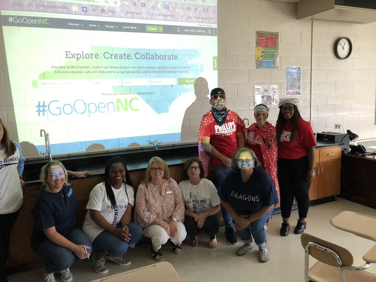 sherill_bateman's tweet photo. ECPS teachers GoOpenNC this year! #AmplifyECPS #ecpsconvo19 https://t.co/vqOd3I96NV