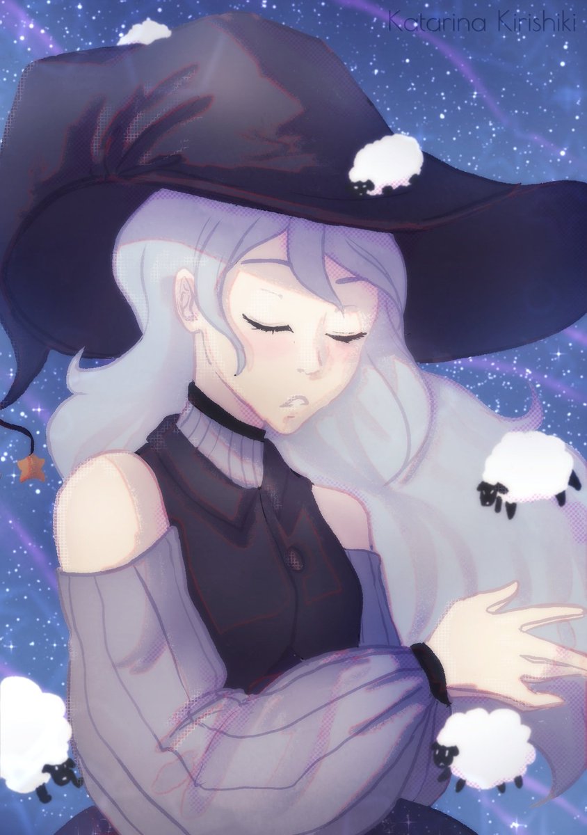 KaitoKuraiko's tweet photo. The next OC is the sleepy Mia for @Ze_Doodles! I always feel sleepy myself so I just had to draw her haha. :’D
Hope you like it!
#witch #sheep #sleep #sleepy #sleepywitch #surfacego #surfacegoart #illustration #ocevent #mangagirl #drawing #longhair #artwork #CLIPSTUDIOPAINT #art https://t.co/kGtsKxWVfn
