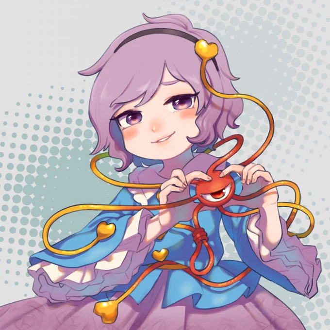 さとりさまお手々ハートが描きたかった 