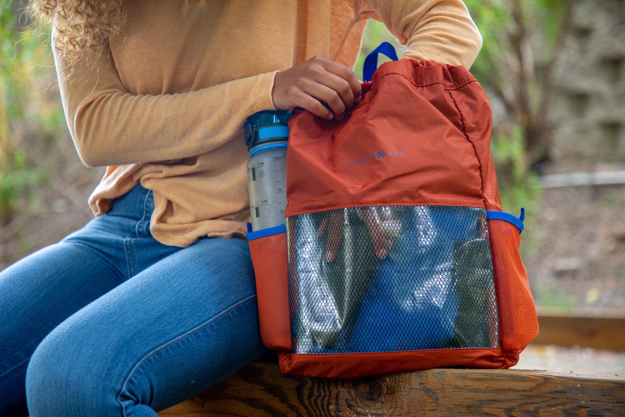 amber & ash backpack