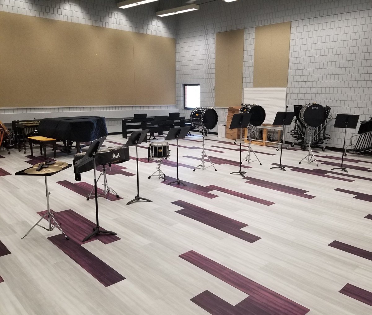DCMusicPrograms's tweet photo. Yellow Jacket Drumline moves in today! Tomorrow we start dropping those sweet beats!! Excited to bring the hype this fall and support @DC_Athletics #yjb2019 #dcmusicprograms https://t.co/znQeg9ptBe