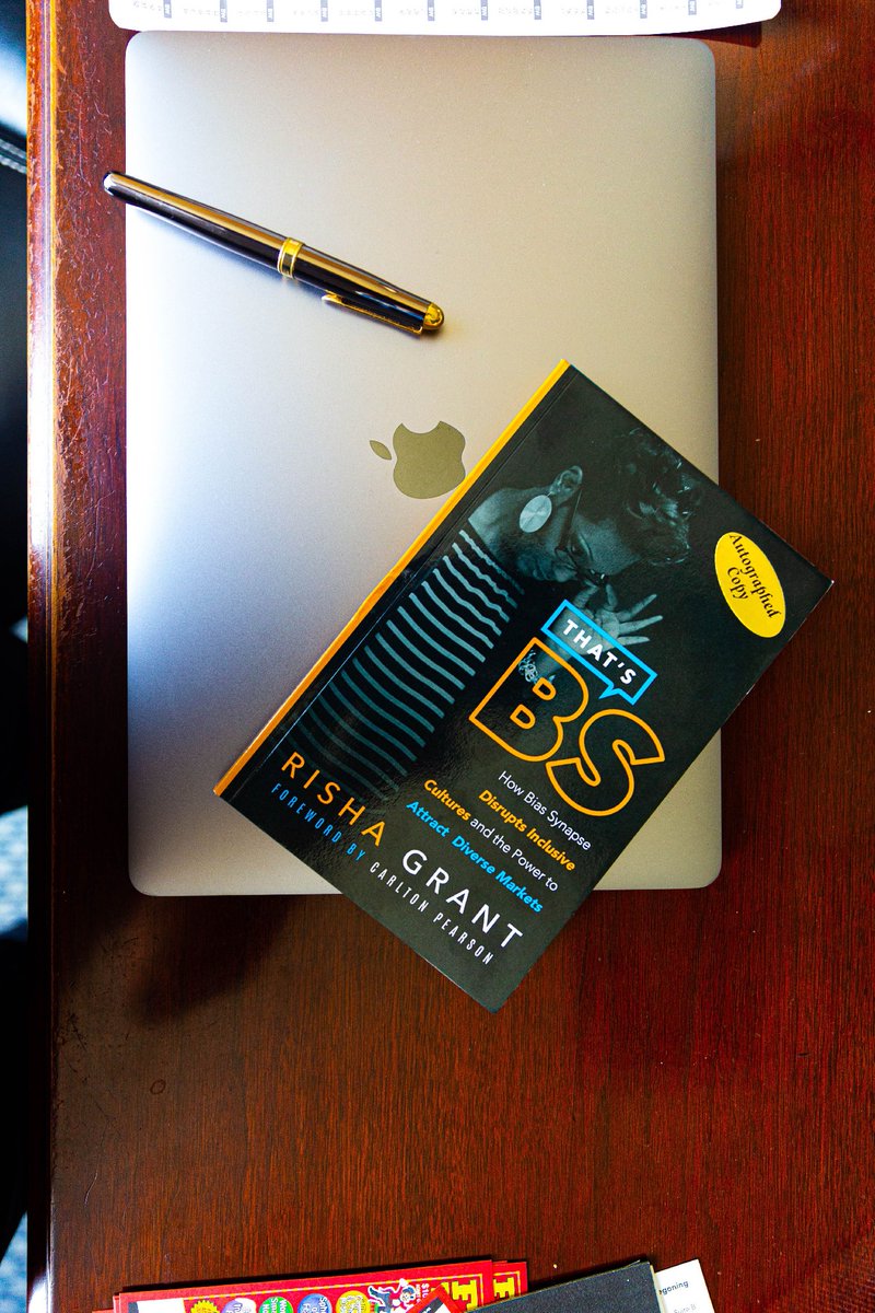 RishaGrant's tweet photo. "Companies don't have diversity problems! They have people problems!" Think you're the exception? Let's test that. You can order my book That's BS at my website https://t.co/Xt9y4ejunu and we can evaluate what is holding your company back from success! #RishaTalks #ThatsBS https://t.co/xAFoFi8tDB