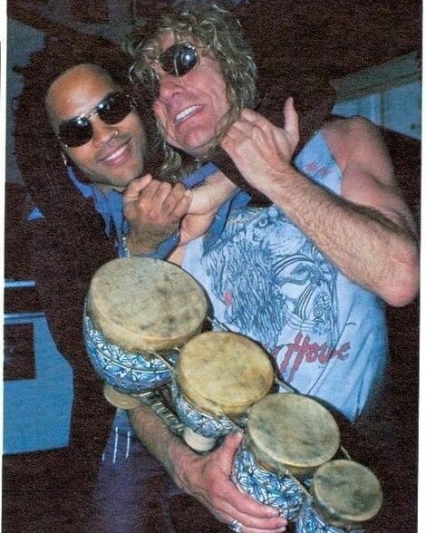 LennyKravitz's tweet photo. Happy birthday @RobertPlant. Have a beautiful celebration day. 
@ledzeppelin https://t.co/GucbjFdxhm