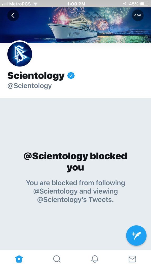Anonymous1p1's tweet photo. Another one buckled under the suppression of our entheta. All that read it are now PTS and have a cold (LoL). Sorry not sorry, further if your “faith” can’t cope with a little bullbaiting you’re not doing the TRs correctly! FLUNK! Start again!
@ScientologyNews
@LRonHubbard https://t.co/zc56inuCpJ
