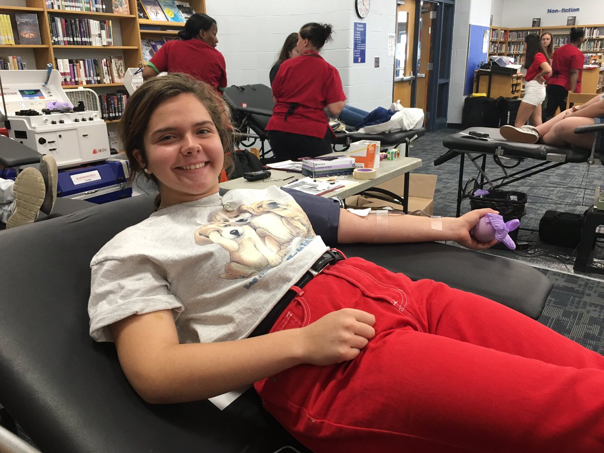 CCBOE's tweet photo. The @Harpeth_HS HOSA Club did a great job today working with the American Red Cross on a community blood drive! #ccsdtn https://t.co/kEmi7mxj1I