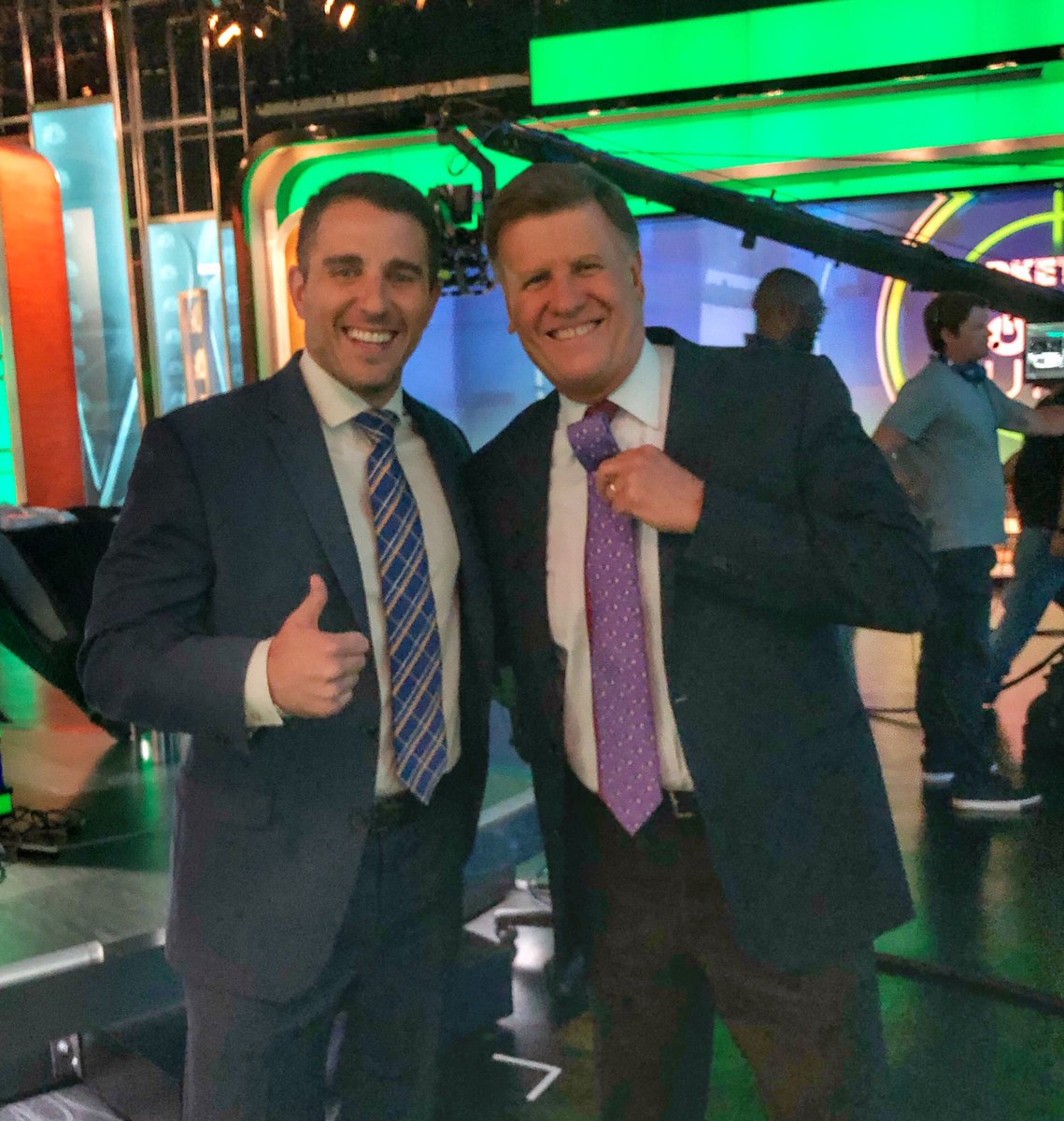 APompliano's tweet photo. Our favorite Bitcoin bull on television, @JoeSquawk, is now the proud owner of a Bitcoin tie 🔥

Thanks to @gaborgurbacs and @vaneck_us team! https://t.co/ILXpohLiVk