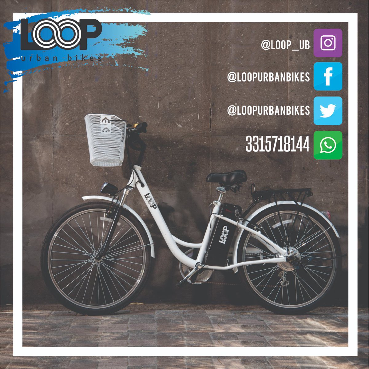 LoopUrbanBikes's tweet photo. Loop es la opción eléctrica ideal para la ciudad ⚡🔋

#Electricbike #Bicicletaeléctrica #Scooter #Urban #UrbanBike #UrbanStyle #Ciudad #Guadalajara #Zapopan #Loop https://t.co/qxmBImlp06