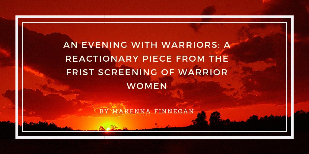 SHSGOLD's tweet photo. Please take the time to read this short piece by Shelby high school's own, Makenna Finnegan, recalling her experience when she had the rare opportunity to view "Warrior Women" this past spring. https://t.co/19KWtYY4Tq https://t.co/QzLXhbCYPd