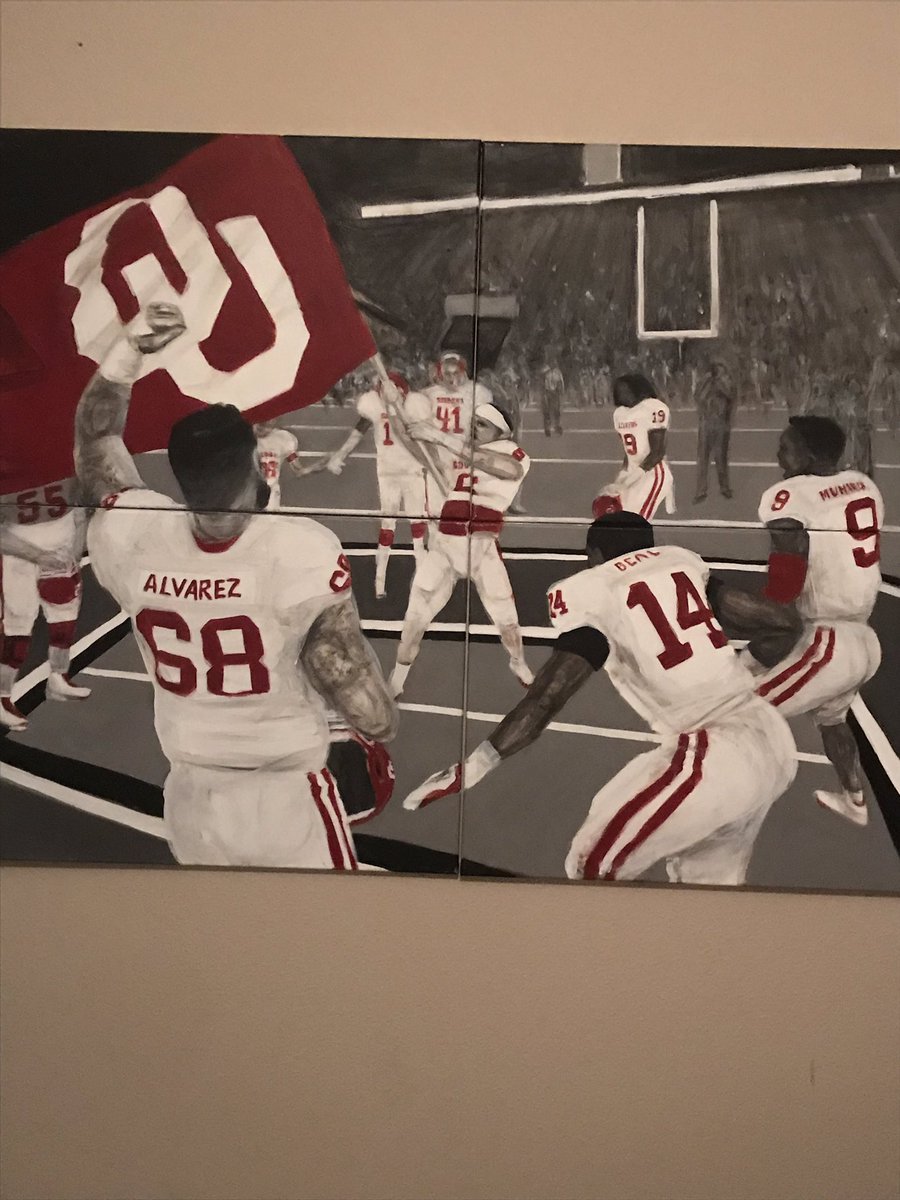tally4sooners's tweet photo. Just a little something we had done for my son! @bakermayfield https://t.co/r6rt9pnPfR