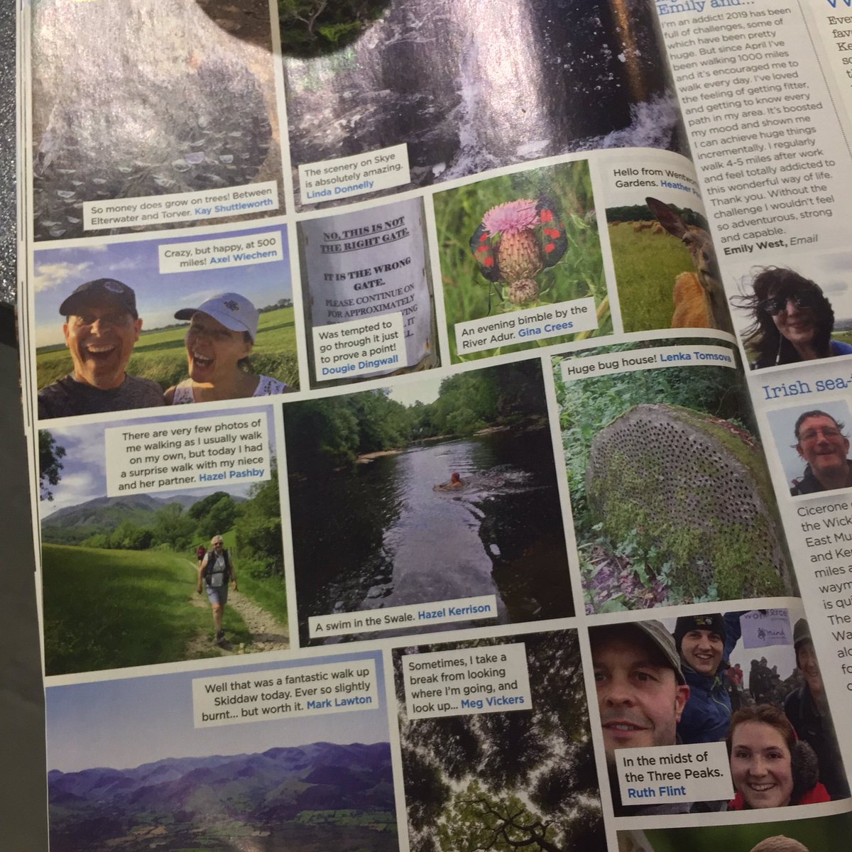 oldcrofthouse's tweet photo. When you are flipping through Country Walking Magazine and realise you have celebrities in the house...
@countrywalking #walk1000miles #longdistancewalking #wainwrights #coasttocoast #repeatguests #bedandbreakfast #kirkbystephen #Cumbria #internationaltravel #TravelTuesday https://t.co/xQDcsEyeuy