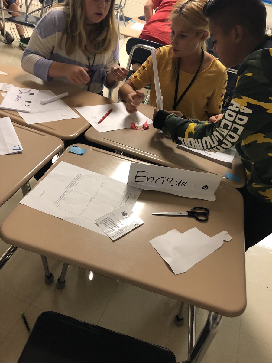 aschulz116's tweet photo. Did some team building to get the year off on a good note! #papertowerchallenge #mathclass https://t.co/0xFeOgByqU