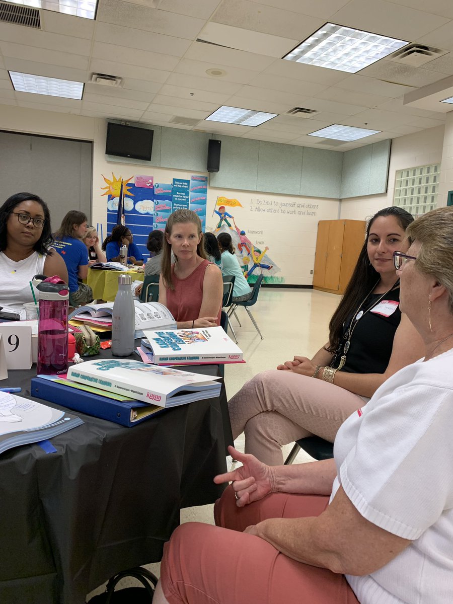 halley_es's tweet photo. Halley teachers learning together! #HalleyHornets #PDisfun!! https://t.co/Z917UattCd