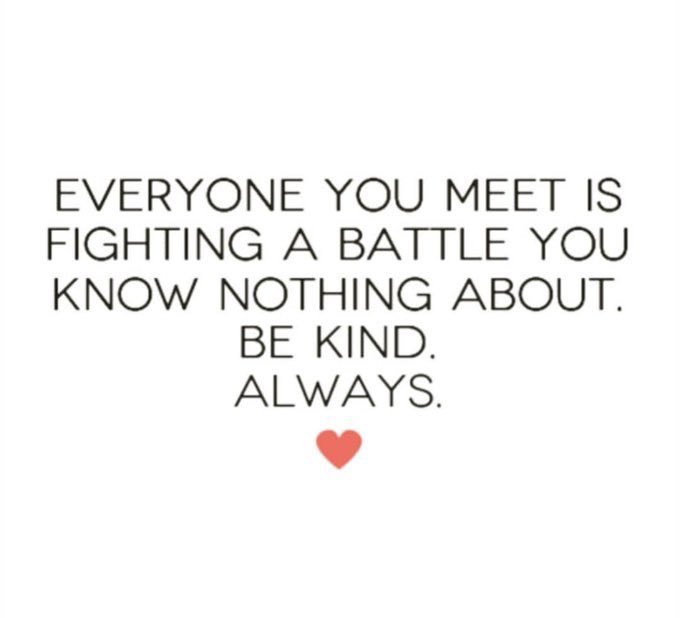 ravbillan's tweet photo. I sat next to a girl on the train who was having a tearful phone convo. When she put the phone down,she cried even more. I don’t know her. I’ll never see her again.I gave her a tissue &amp; a hug. She hugged me back &amp; said thanks. It didn’t cost anything to be nice. Be kind. Always♥️ https://t.co/7FU5x6dtMR