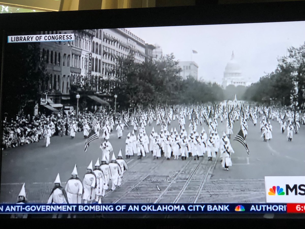 mybuddyrobin's tweet image. 1926 - 50,000 KKK marched on DC.  #tRump &amp;amp; his nazis ARE NOT NEW to #USA. #acknowledgethegenocide BOTH incl ALL #precolumbianAmericans