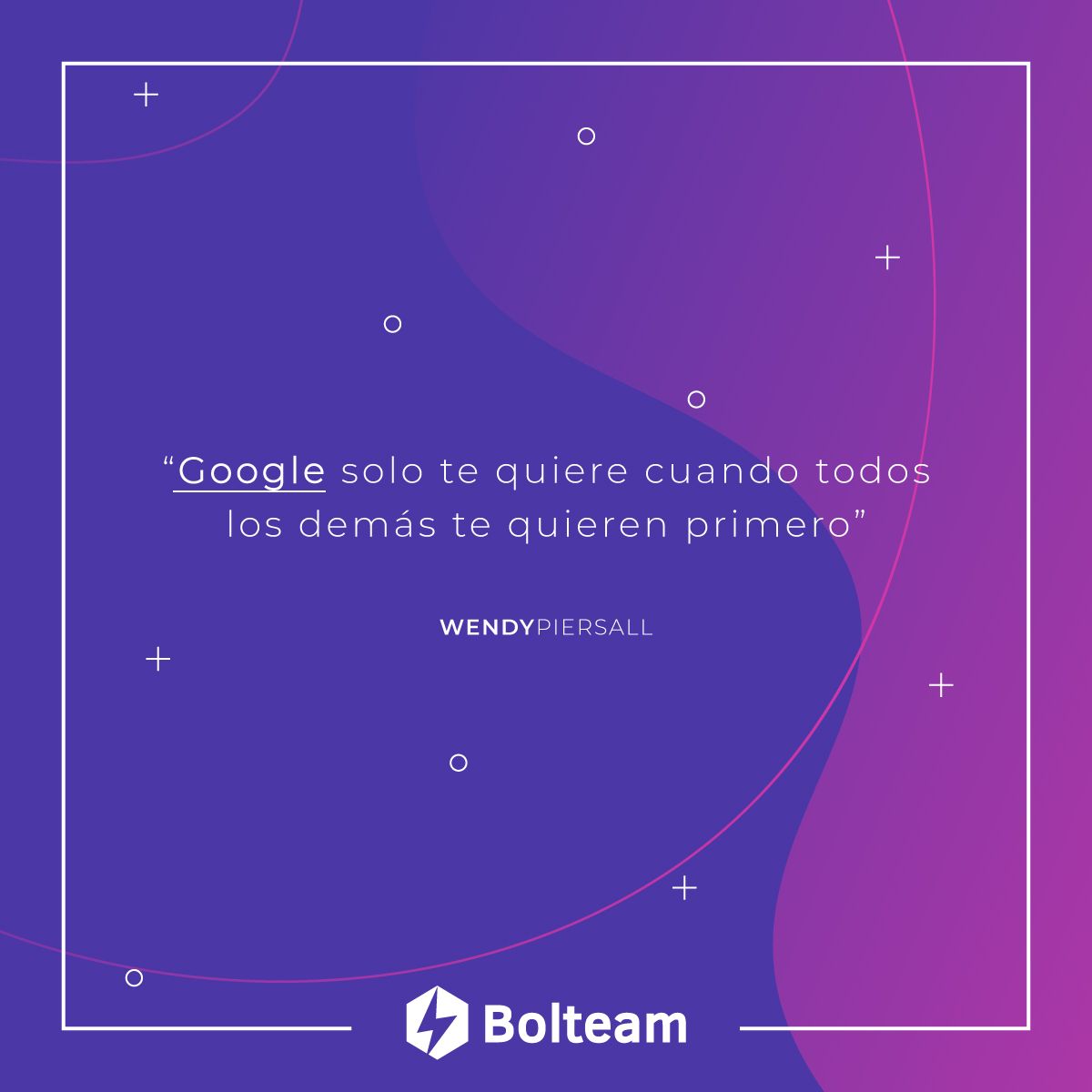 Bolteam_'s tweet photo. Google clasifica tu contenido según las acciones de los usuarios. Está mucho más interesado en ver que los usuarios leen, comparten y se involucran con tu contenido.

En Bolteam ⚡️ Te ayudamos a ser la posición número uno de Google.
#Google #Marketing #SEO #GoogleAds #Ads #MTY https://t.co/dAwOXR6Z1u