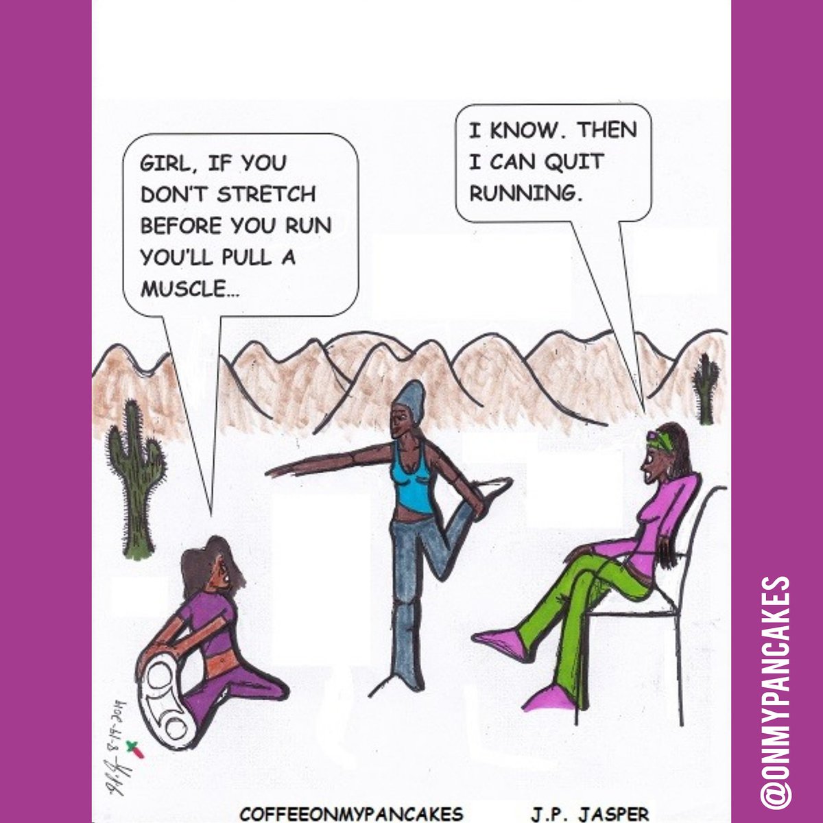onmypancakes's tweet photo. #running #blackgirlsrun #blackmenrun #pullamuscle #musclepull #friends #friendgoals #stretch #yoga #washingtonpost
#msnbc #comics #tbgwt #onmypancakes #coffeeonmypancakes #bomanijones #blackish #blacknerd #blerd #blerds https://t.co/nTRtZPWSZB