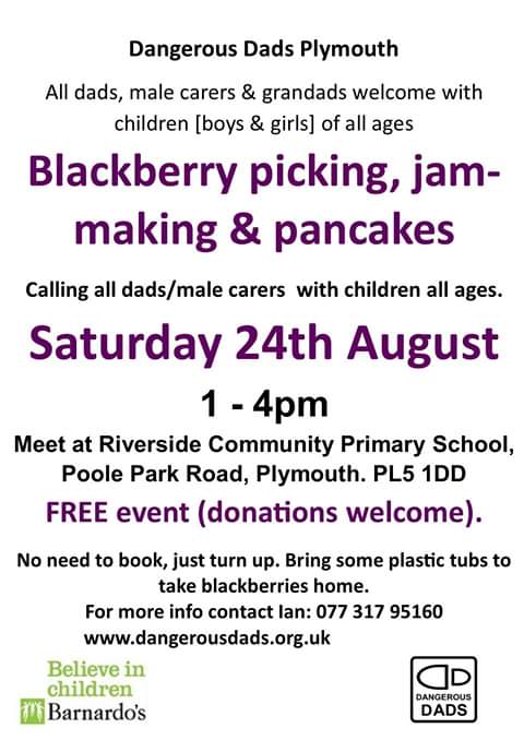 totnesddads's tweet photo. Two blackberry events coming up soon... Both free! @MumsnetCornwall @MumsnetDevon https://t.co/xyPKLcQUwJ