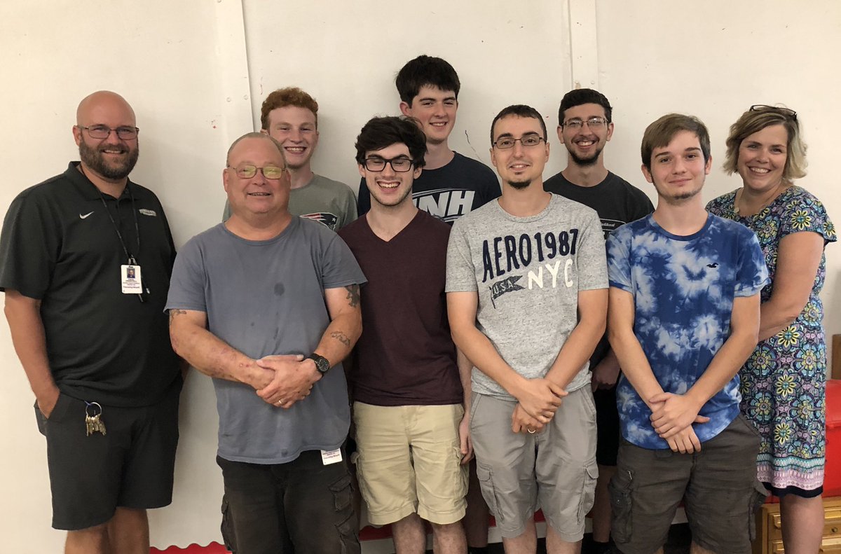 kwinsper's tweet image. We would never be ready for the school year if not for our awesome student interns! Good luck at @UofNH Matt! #TechNPS #NPSpride