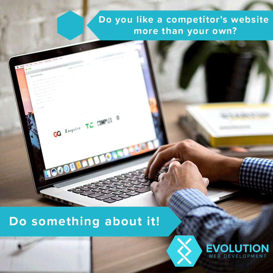Are you looking at your rivals' website and getting green with envy?  Whatever your needs, such as a complete overhaul or just to make it more jazzy, we can help you! Contact us!

#evowebdev #website #envy #isleofwight #webdev #wordpress #blog #customcoded #html #css #copywriting