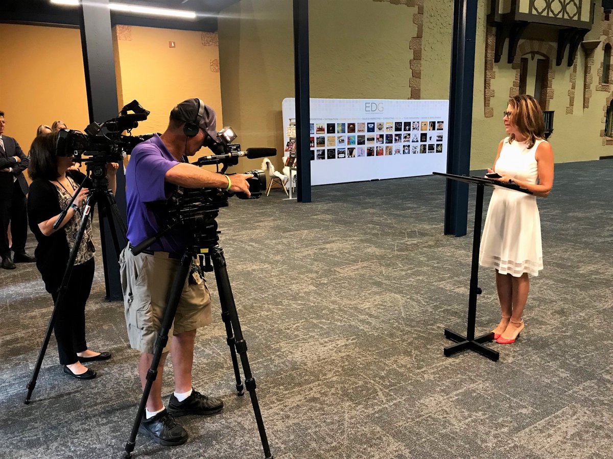 DMCMN's tweet photo. Today, @CityofRochMN and DMC Economic Development Agency welcomed Exhibits Development Group as the new operator and manager of the historic Chateau Theatre. The theatre will be open to the public next Thursday, August 29th at 5 p.m. for a special preview event. #RochMN https://t.co/iHdcR9w7TN