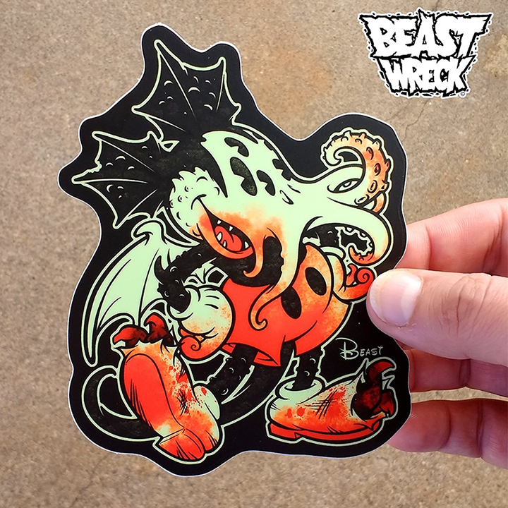 BeastPop's tweet photo. HAPPY LOVECRAFT DAY!
Celebrate one of my favorite authors H.P. Lovecraft's birthday with me by grabbing one of my MICKTHULHU MOUSE T-Shirts, Vinyl Stickers, Enamel Pins and Art Prints!
Hit https://t.co/JiKSFEfGM2 to snag 'em! https://t.co/L9FAm61KPB