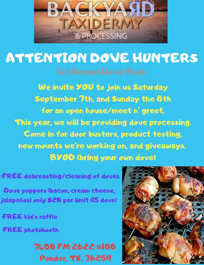 BACKYARDTax's tweet photo. Doors open at 9 AM! #dovebash #backyardtax #doveseason https://t.co/3lDHeCAhge