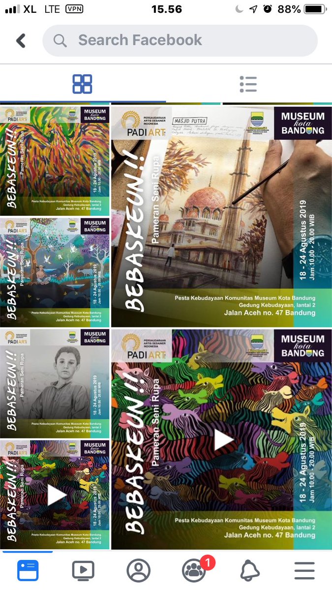 ifasagir's tweet photo. *#BEBASKEUN!!*
Pameran Seni Rupa

_Bismillah, _

kami mengundang semua, utk menikmati pameran *#BEBASKEUN!!*

18-24 Agustus 2019
Museum Kota Bandung
Jl. Aceh 47-49

Pk 10.00-20.00 terbuka utk umum https://t.co/MaRnuaug0l