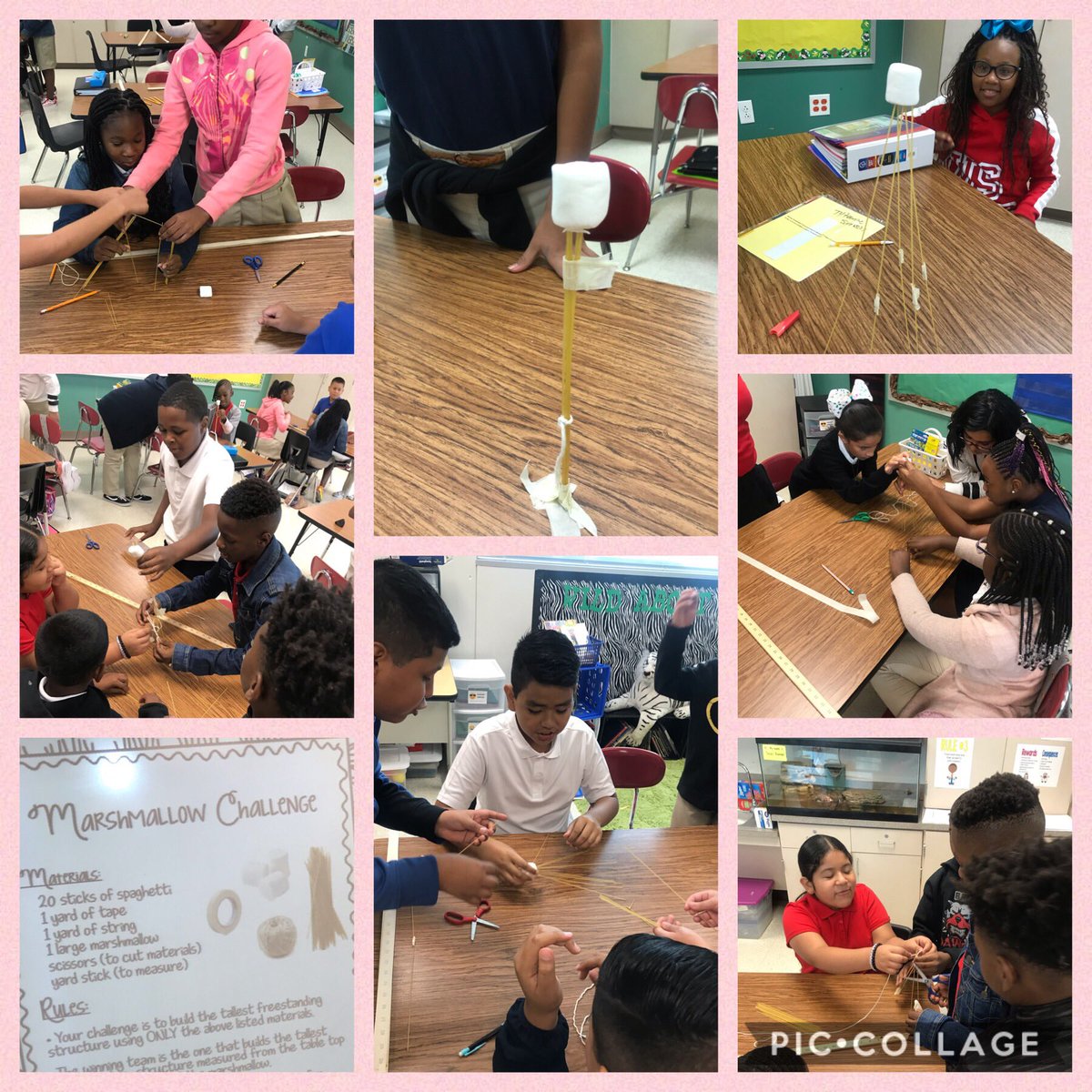 amchalmers5's tweet photo. STEM Challenges have a way of bringing out teamwork skills. Here we go! #LancasterISDScience #LISDNextLevel #houexceeds https://t.co/6wmCUuTrxQ