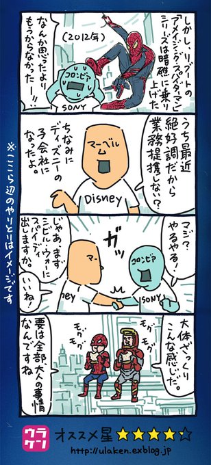 スパイダーマンmcu離脱について友達 に 何で どういうこと と聞かれて説明がめ ウラケン ボルボックス なんてこった ざんねんなオリンピック物語 好評発売中の漫画 スパイダーマンmcu離脱について友達 に 何で どういうこと と聞かれて説明がめ ウラケン ボルボックス なんてこった ざんねんなオリンピック物語 好評発売中の漫画