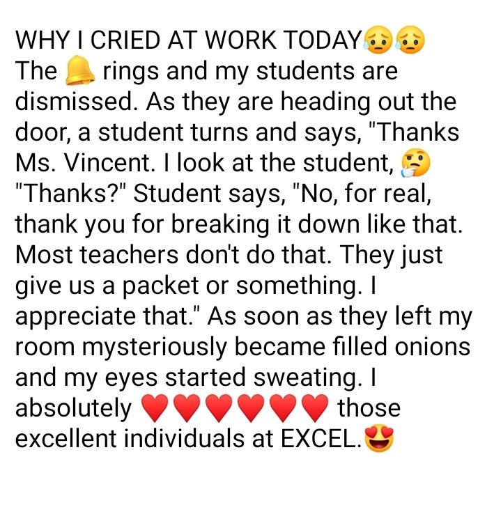 VVincentLeads's tweet photo. #ExpectExceptionalHCS #WeMakeEveryDayCountAtEXCEL #EXCELisALLin #VinsanityLit #MsVincentsClassIsLit #CrazyLit https://t.co/6JbKycoHfJ