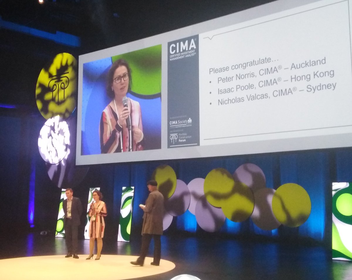 PortfolioForum's tweet image. #standformore with @CIMASocietyAU and #PortfolioForum Congrats to all our new CIMA certificants!