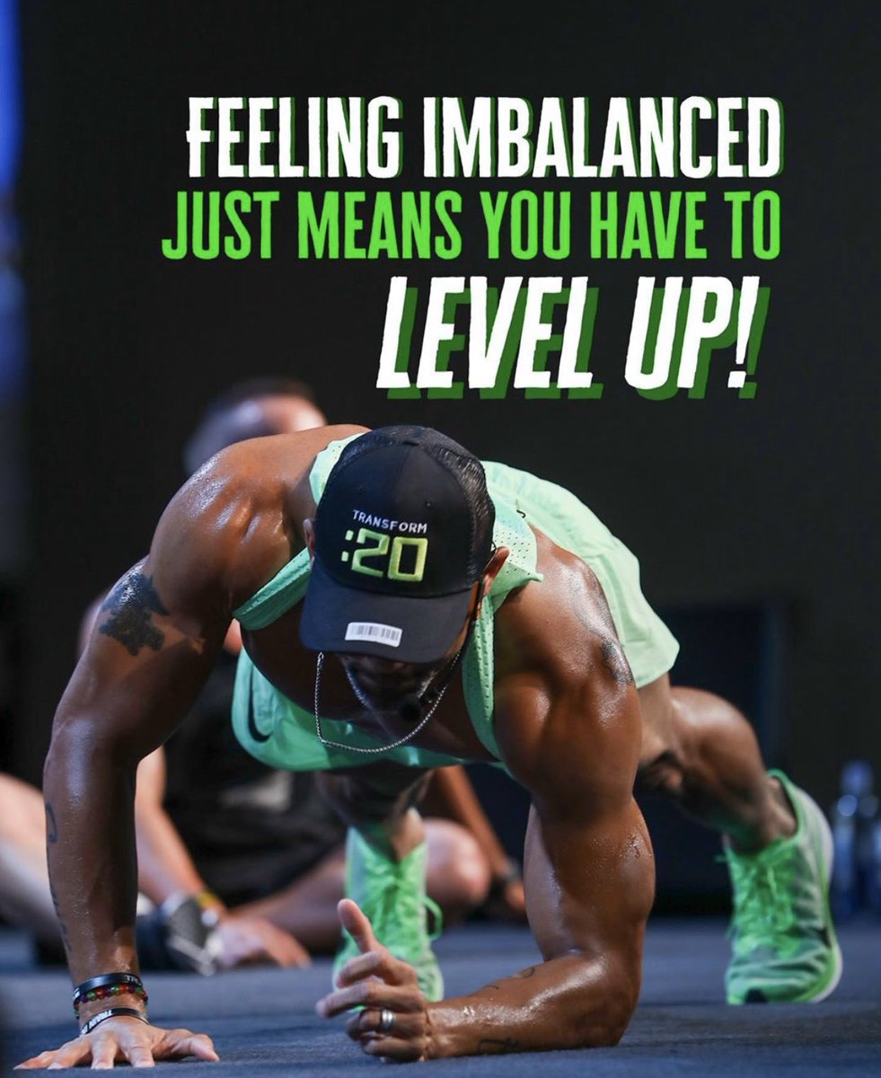 ShaunT's tweet photo. It’s time to up your game!!! LETS GOOOOO #Transform20 https://t.co/TJyQ1m75hw