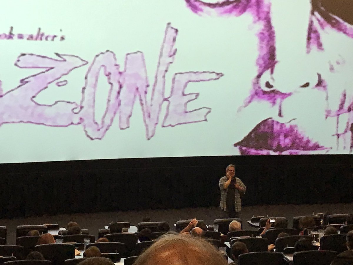 kevindgoff's tweet image. Watching a horror movie with @pattonoswalt tonight.  Just another boring Tuesday.   #videovortex