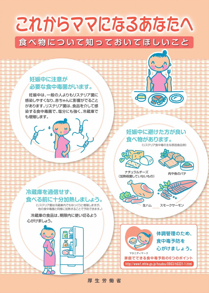 豊中市保健所 公式 Auf Twitter 妊婦 さんの 食中毒 に注意 お盆が過ぎても毎日暑いカメ W 妊娠中は 免疫機能が低下しているため 普段感染しない 細菌 に 感染 することがあります 過度に心配する必要はないけど 正しい知識を身につけて